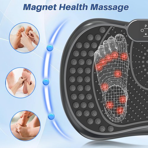 Bigzzia Vibration Plate Exercise Machine for Weight Loss – 100-Speed Platform with Remote & Resistance Bands, 450 lbs Capacity – Quiet Full Body Workout for Lymphatic Drainage at Home