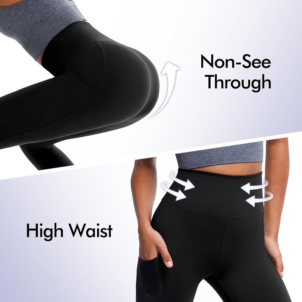 Skiennix High Waisted Leggings - Buttery Soft Yoga Pants for Women | Perfect for Workouts