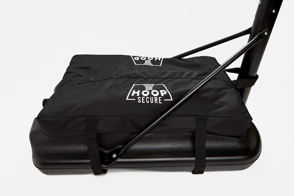 The Original Solution - Heavy Duty Weighted Base Anchor for Basketball Hoops - Weather Resistant, Durable Design, Holds 300+ lbs. Patents-Pending, HOA Friendly (Standard Size, Black)