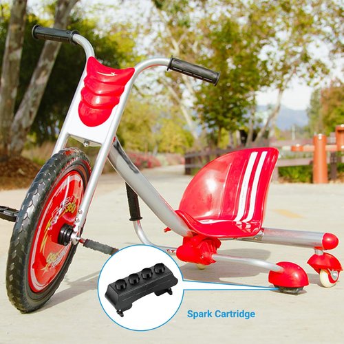 EOPOAYI 2 Pcs Spark Cartridge Compatible with Razor Flash Rider 360 Trike, Spark Pad Replacement for eSpark Electric Scooter Spark 1.0 2.0 Kick Scooter DLX Kids Ride Scooter Bar Attachment Brake Parts