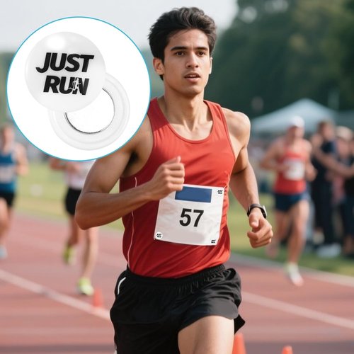 Magnetic Race Bib Clips by [Brand Name] - 4 Pairs of Durable Holders for Marathon Runners