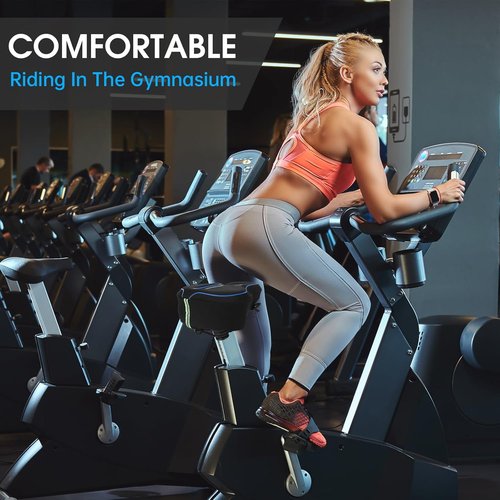 Memory Foam Bike Seat Cover - Comfortable Padded Cushion for Men & Women | Ideal for Indoor & Outdoor Cycling
