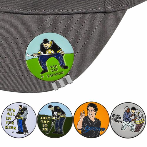 Lunarthos 10PC Golf Hat Clips with Magnetic Ball Markers, Funny Character Designs, 25mm Diameter, Lightweight & Scratch - Free, Ideal Golf Accessories for Men Women