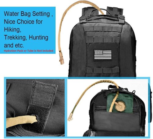 CVLIFE Tactical Backpack - 60L Military Rucksack with Detachable Molle System for Outdoor Adventures