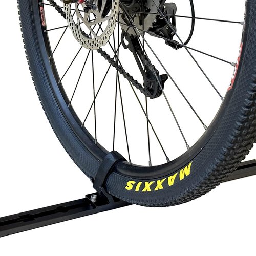 ODIER Bike Rear Wheel Holder for Roof Rack Truck Floor and Van Track Compatible with Road Bike Mountain Bike Fold Bike Fit with Tire Under 2.3 Inch