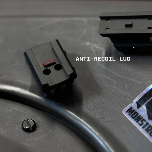 Monstrum Shrapnel Series Red Dot Riser Mount | Compatible with Aimpoint Micro T1/T2 Footprint | High Profile