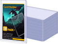 Sooez 35PT Card Sleeves - Rigid Hard Plastic Protectors for Baseball & Trading Cards | 3" x 4" - 18 Count