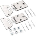 2 Pack Golf Cart Seat Hinge Kit for EZGO TXT Medalist 1995-up Golf Cart Electric/Gas, Hinge Kit Replaces OEM 71610-G01 71609-G01