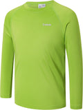 UPF 50+ Boys Swim Shirt by [Brand Name] - Long Sleeve UV Protection Rash Guard for Kids 3-14Y