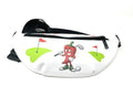 Hot Shot Sling Golf Bag, Waist Pack with Zipper Pouches for Scorecard, Golf Balls, Accessories, Red Hot Pepper Design