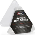 BCW Acrylic Ball Stand - Anti-Slip Design for Basketball, Football & Soccer Ball Display | 1 Pack