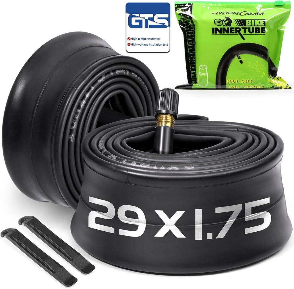 Reliable Bicycle Tube by [Brand Name] - 12" to 29" Sizes with 32mm AV Schrader Valve & 2 Tire Levers