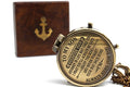 to My Son Never Forget That I Love You Motivational Gift Inspirational Quote Engraved Handmade Compass Boy’s Room Décor Graduation Back to School Birthday Sentimental Gift for Son from Mom and Dad