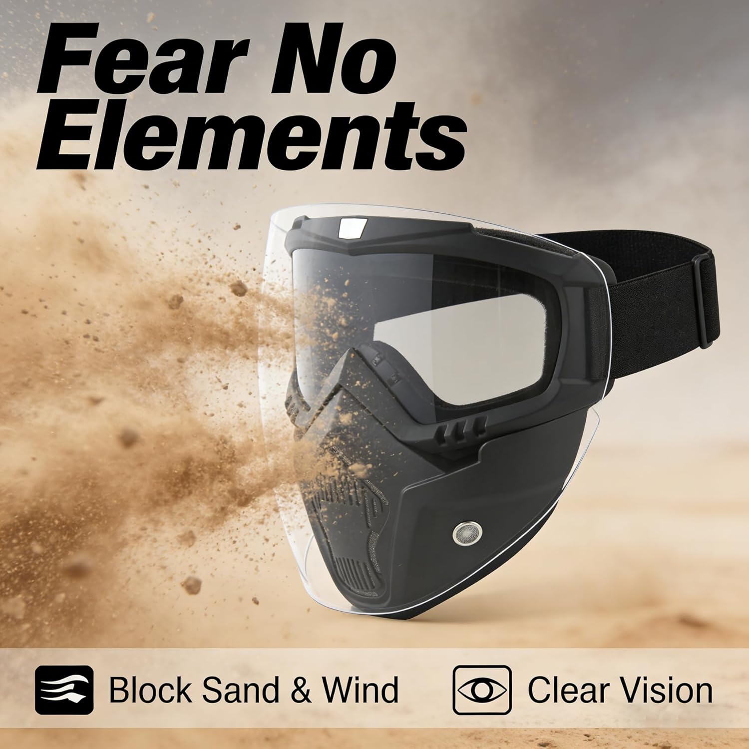 Skiennix Paintball Mask - Anti-Fog Full Face Tactical Goggles | Removable Face Mask for Men & Women