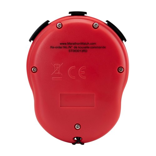 MARATHON ST083013RD Adanac Digital Glow Stopwatch Timer with Extra Large Display and Digits - Battery Included (Red)
