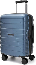 BAGSMART Carry On Luggage - Lightweight 20 Inch Spinner Suitcase with TSA Lock | Airline Approved, Royal Blue