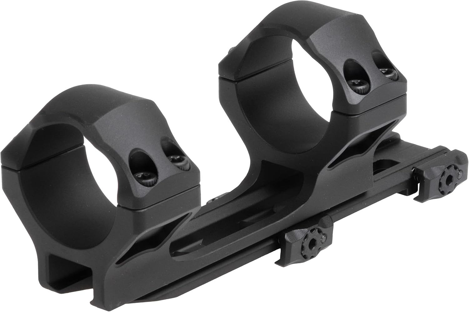 UTG ACCU-SYNC QR Scope Mount - 34mm, X-High Pro, 70mm Offset - Sleek Black Finish