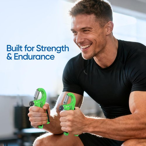 FitBeast Grip Strength Trainer - Adjustable Hand Grip Strengthener for Athletes & Rehab | 10-132 lbs Resistance