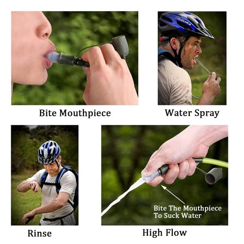 HEIKLN Hydration Bladder 3 Liter,Water Bladder Pack of 2,Water Storage Bag Reservoir Hydration Pack Replacement for Bicycling Hiking Camping Hunting Running