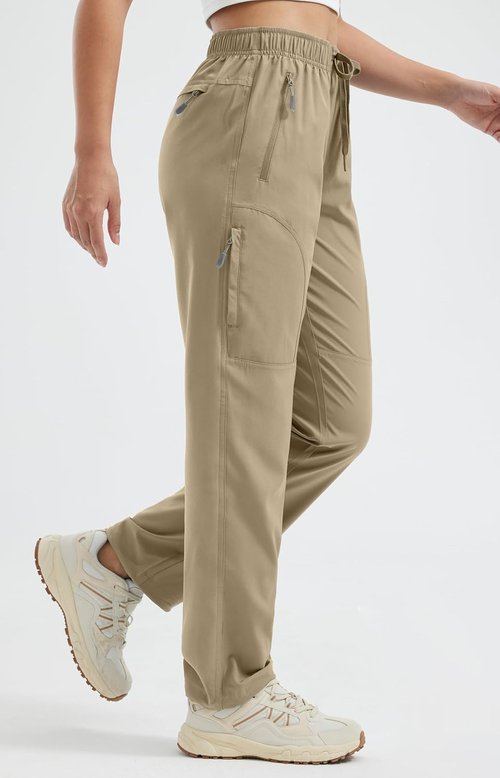 Libin Women's Hiking Pants - Lightweight Quick-Dry Cargo Design for Outdoor Adventures | Casual Travel Wear