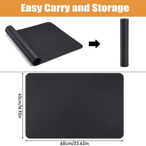 Exercise Equipment Mats, 2025 Upgraded Double-Sided Non-Slip Workout Mat for Under Desk Ellipticals, Ellipse Leg Exerciser Machine Mat, Treamill Pad for Protect Hardwood Floor Carpet ﻿