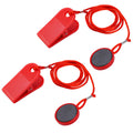 2pcs Magnetic Safety Switch, Round Magnet Treadmill Safety Key Replacement Universal Treadmill Magnet Safety Key Treadmill Magnets Treadmill Parts for Most Types of Treadmills
