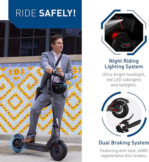 Hiboy S2 Pro Electric Scooter - 500W Motor, 10"/12" Tires, 25/38 Miles Range | Fast Folding Commuter for Adults