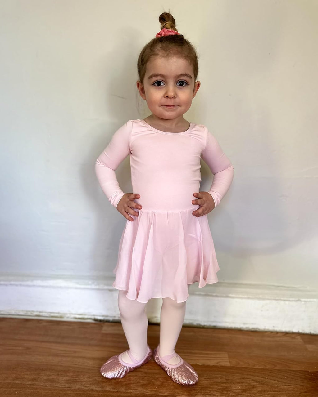 Stelle Ballet Leotard for Girls - Long Sleeve Dance Outfit with Skirt | Classic Style for Toddlers & Kids