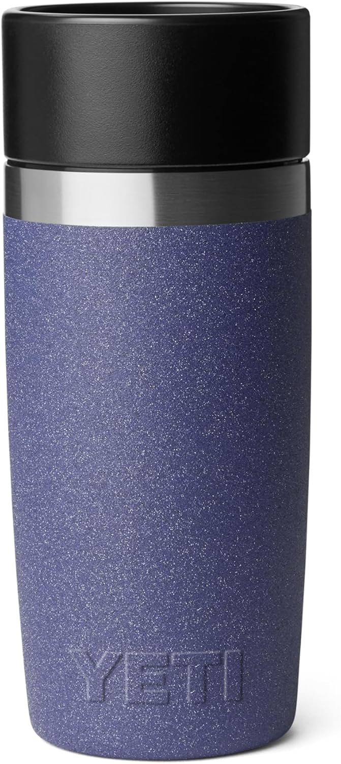 YETI Rambler 12 oz Travel Bottle - Stainless Steel, Vacuum Insulated, Leakproof Commuter Cap | Moon Dust
