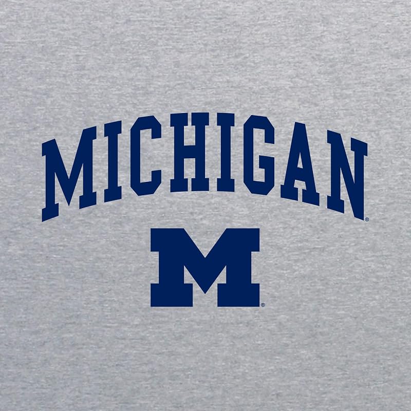 Michigan Wolverines Sport Grey XX-Large Unisex Tee - Collegiate Arch Logo
