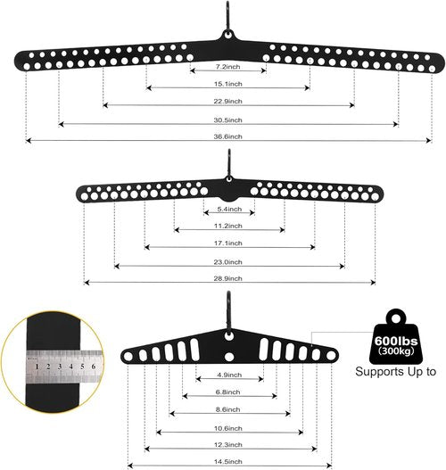 LAT Pull Down Bar - Adjustable Cable Attachment for Home Gym | Ideal for Back & Triceps Training