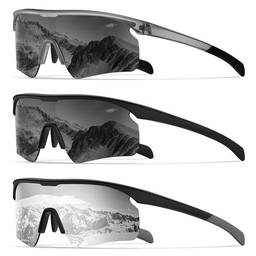 OUTDOORKING Sport Polarized Sunglasses for Men and Women, Stylish and Lightweight Cycling Sunglasses with UV400 Protection