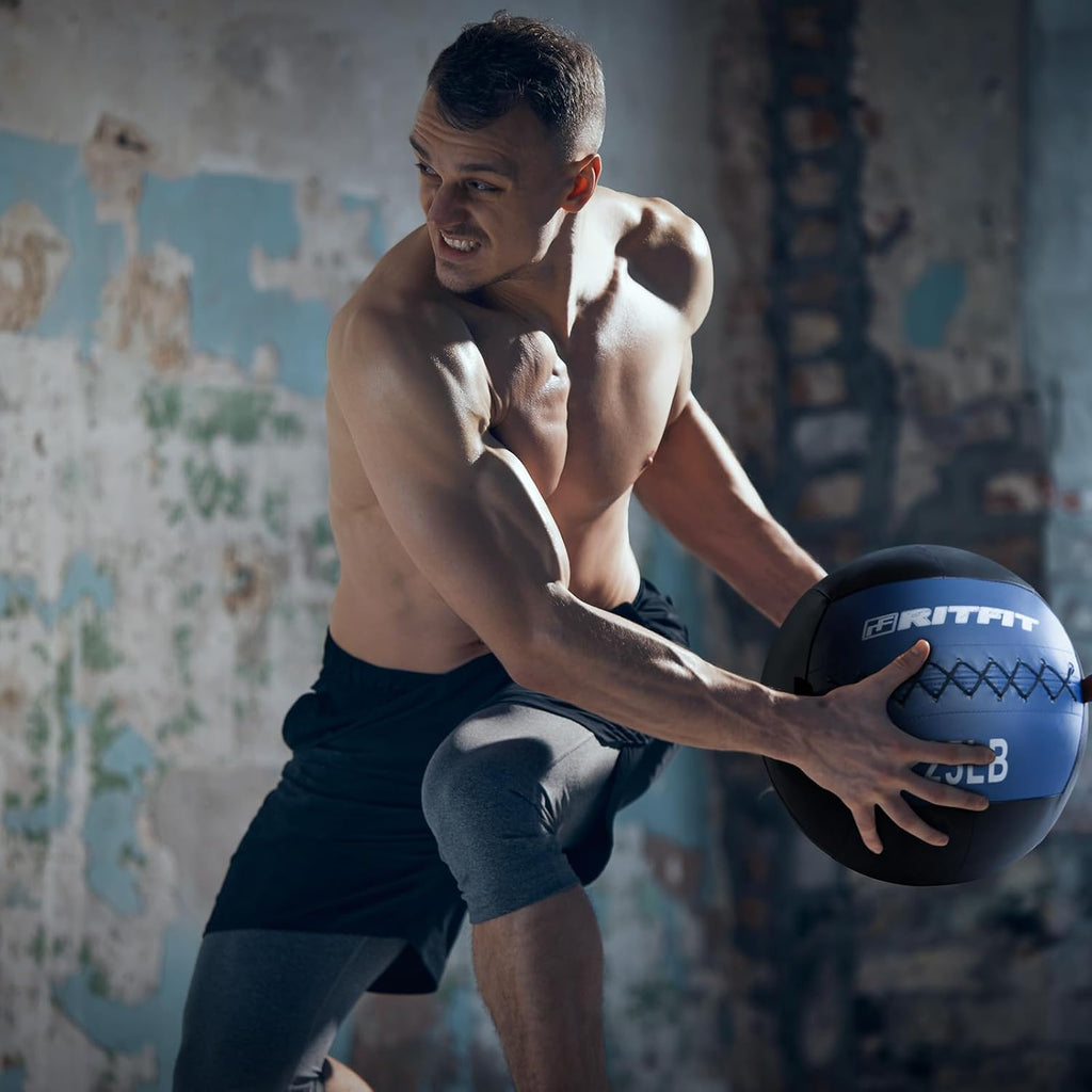 RitFit Soft Medicine Ball - Perfect for Strength & Conditioning Workouts | Core Training Essential