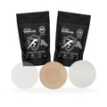 XportGrip Nipple Covers for Men (60 or 15 pairs) – Transparent/White/Beige – No Chafing, Sweatproof, Invisible – Gym, Running+Sports