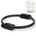 AFK DIRECT Pilates Ring for Women Premium Fitness Ring for Toning & Strength Pilates Equipment & Home Pilates Workout Kit Pilates Set for Full Body Sculpting Strong Black