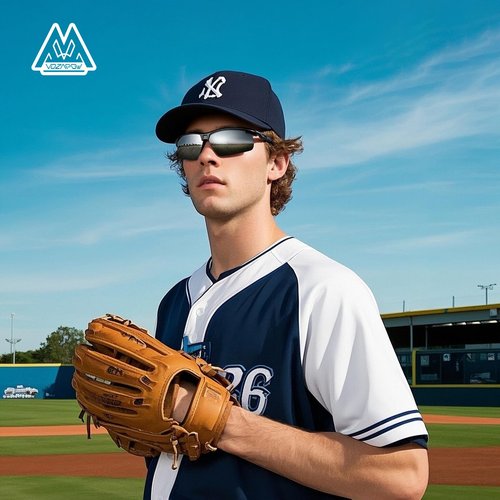VOZAPOW Polarized Sports Sunglasses for Men Women Youth, UV400 Protection Cycling Glasses for Running Baseball Softball
