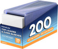 Toploaders | 200 Card Sleeves by [Brand Name] - 3" x 4" Hard Plastic Protectors for Baseball & Trading Cards
