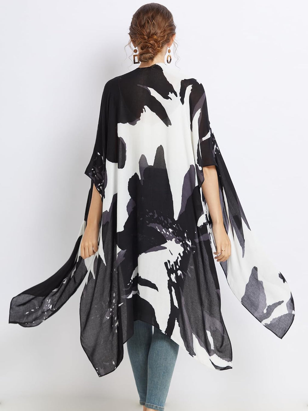 Skiennix Lightweight Boho Kimono - Casual Swimsuit Cover-Up for Women | Perfect for Summer