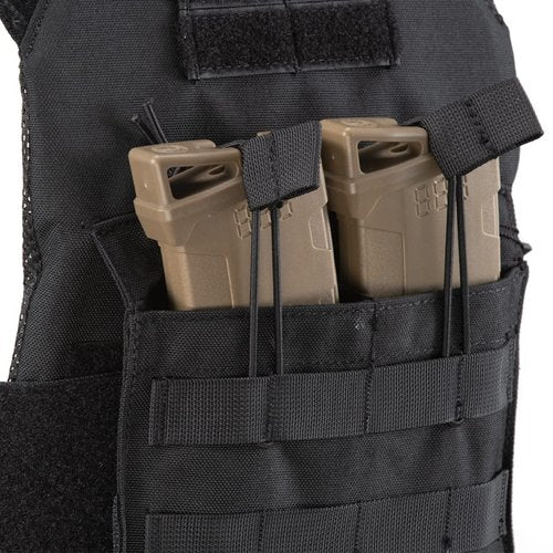 Lancer Tactical Kid's JPC Vest w/EVA Plates for Outdoor/Indoor Airsoft (Black/Kid's Size)
