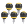 Joyzan Pull Pin Spring Knob, Exercise Bike M16 Pop Locking Screw Adjustment Release Fitness Universal Height Adjust Grip Replacement Equipment Training Machines Stationary Bicycle Weight Bench 5PCS