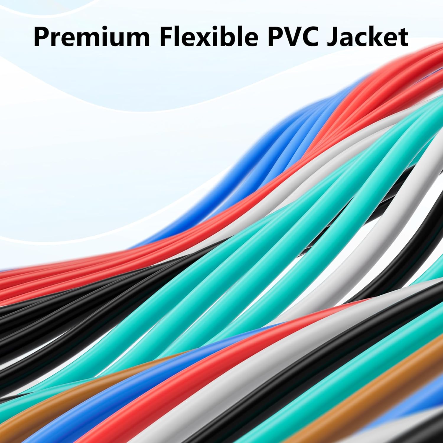 Skiennix 16 Gauge Wire - 25FT Red/Black 2-Pack | Low Voltage Automotive Primary Harness Wire for DIY Projects