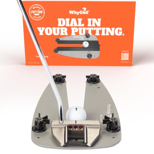 WHYGOLF Putting Thing - Perfect Your Putting Stroke with Adjustable Putting Gates, for Putting Green & Home Practice, Golf Putter Teaching & Golf Training Aid for Club Practice Equipment