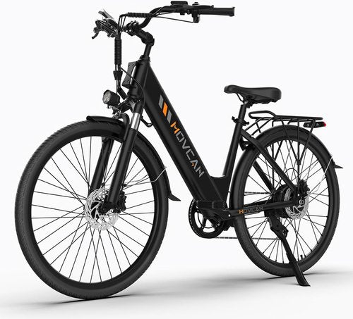 Movcan V80 Electric Bike - 1000W Motor, 28MPH Speed, 26'' City Cruiser | 48V 13Ah Battery, 70 Miles Range
