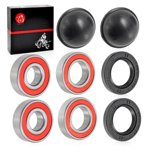 Front Wheel Bearing Seal Hub Dust Cover Kit For Yamaha Golf Cart G2 G8 G9 G11 G14 G16 G20 G21 G22 1985-2007 JN6-F5518-01