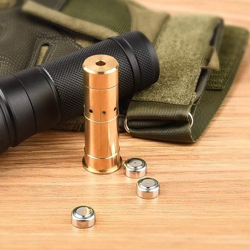 MidTen Bore Sight Laser - .45 ACP & 20-Gauge Red Dot Boresighter with Extra Batteries