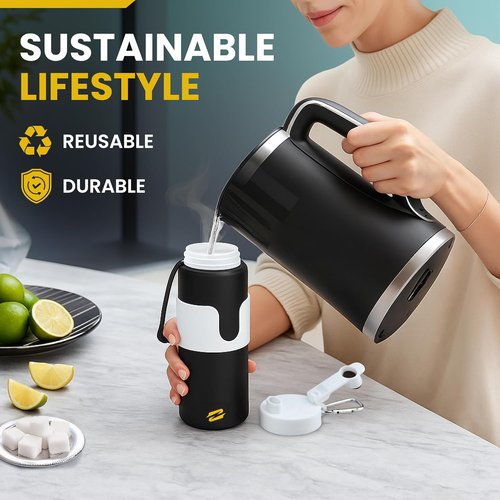 Collapsible Water Bottles | BPA-Free Silicone, Leak-Proof & Lightweight for Travel, Hiking & Sports