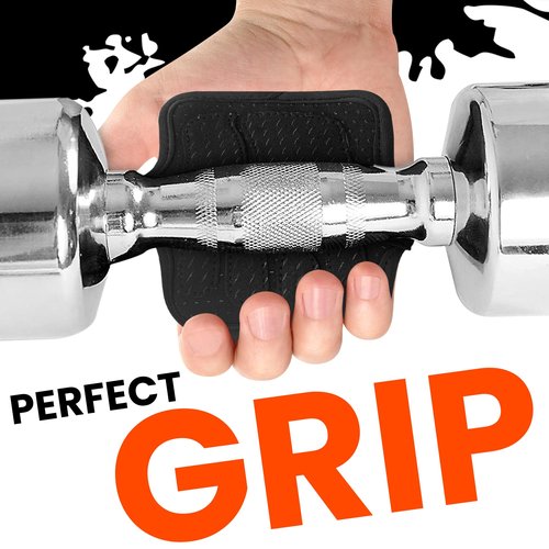 LiftEZ Weightlifting Grip Pads for Men & Women – The Ultimate Alternative to Gym Gloves - Lifting Hand Grips for Powerlifting, Bodybuilding, Calisthenics, CrossFit & Home Workout - with FREE Grip Pads