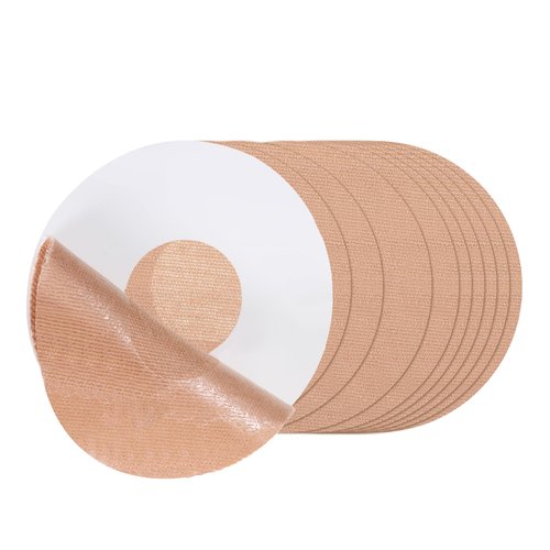40PCS Sensor Covers for Libre 3, Waterproof and Sweatproof Pre-Cut Adhesive Patches for Freestyle Libre 3 CGM Overatches, Long-Lasting Flexible CGM Sensor Covers Stickers Adhesive Tape, Beige