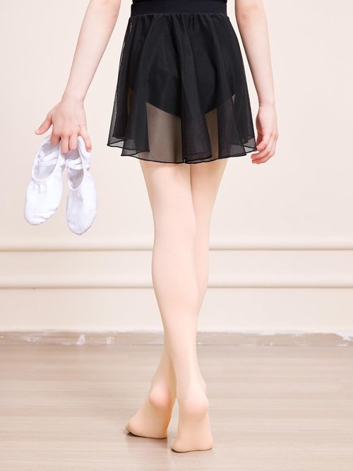 DIPUG Girls Ballet Tights - Ultra Soft Footed Dance Tights for Toddlers & Kids | Comfortable Fit