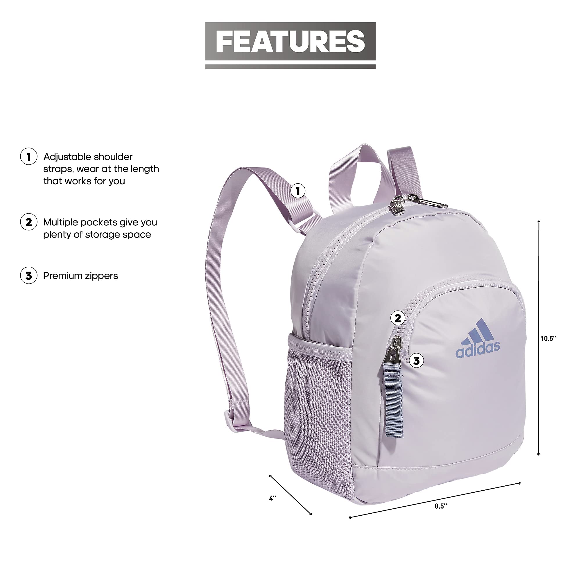 Linear Mini Backpack Small Travel Bag